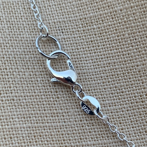 NWT Sterling Silver Plated Chain & Alloy Fairy Charm Necklace - Picture 13 of 13